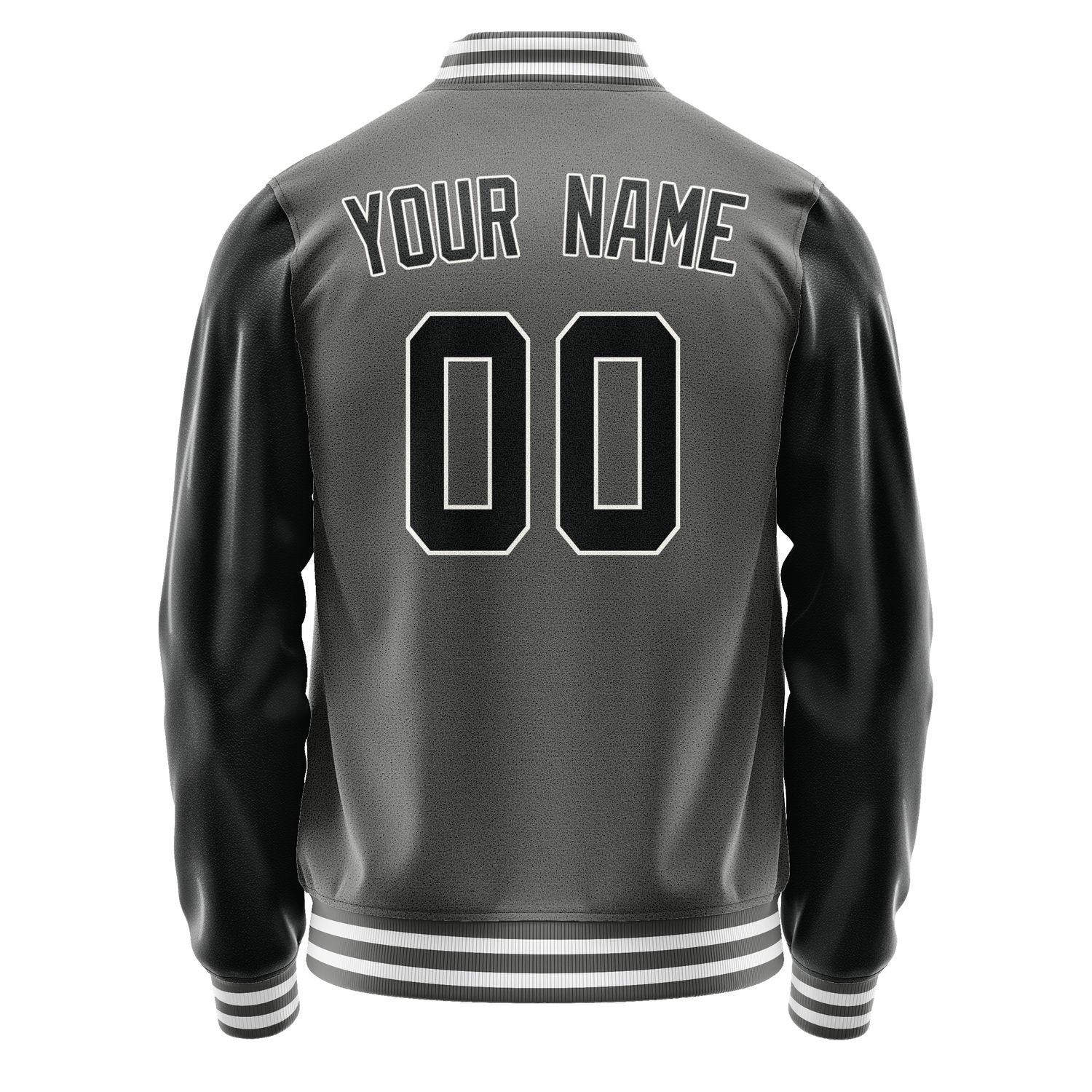Custom Dark Grey Black Jacket JA2020172018B31817