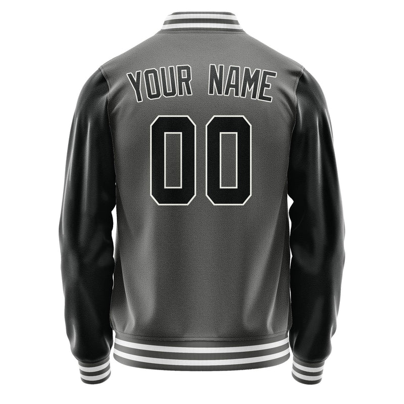 Custom Dark Grey Black Jacket JA2020172018B31817