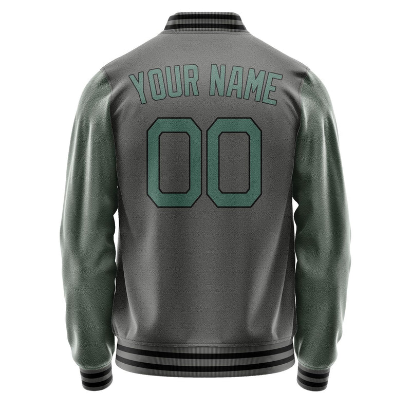Custom Dark Grey Blue Green Jacket JA2020272017B21727