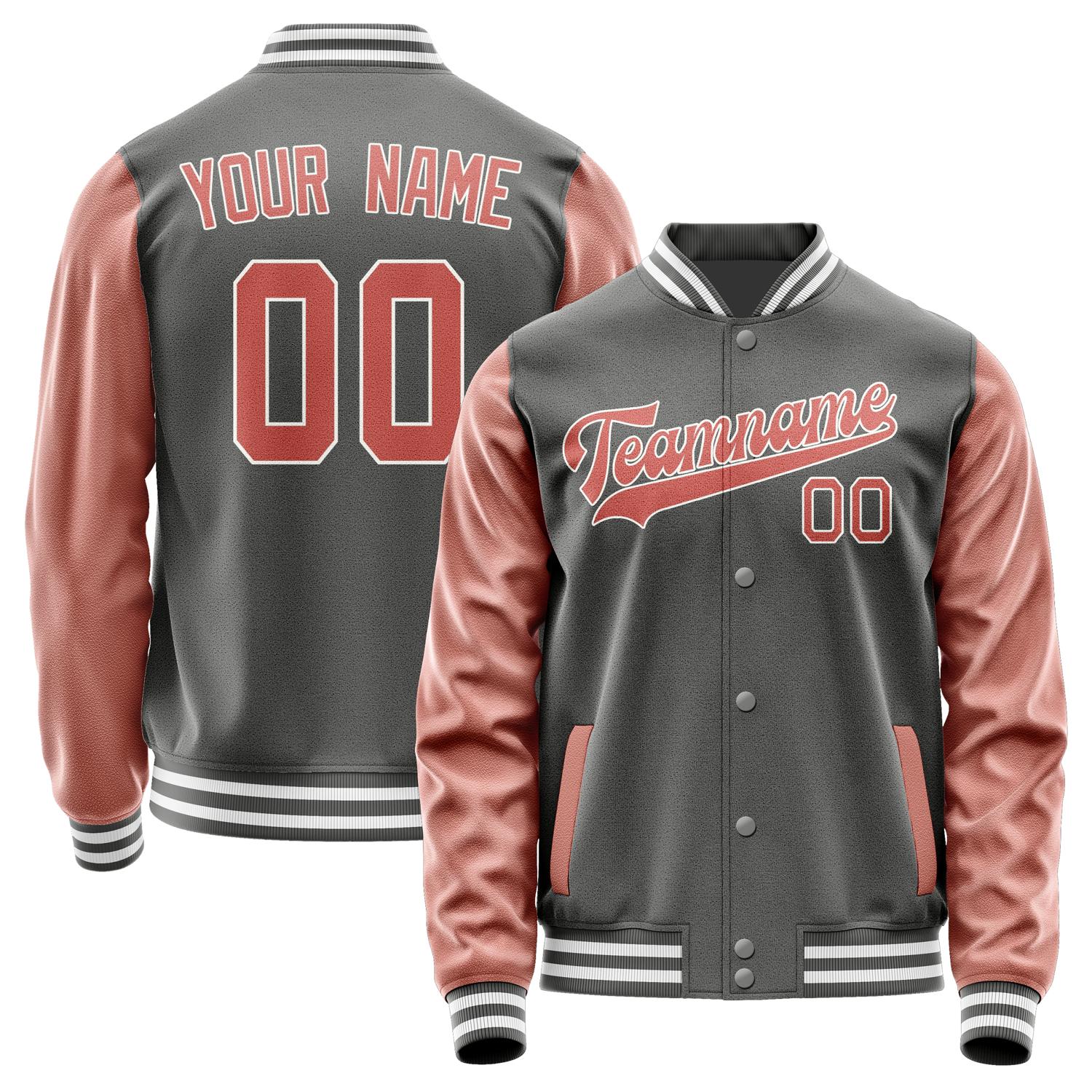 Custom Dark Grey Copper Rose Jacket JA2020292018B31829