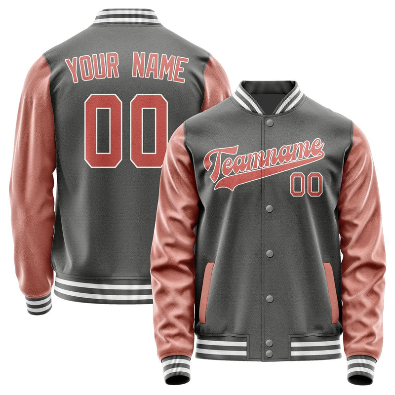Custom Dark Grey Copper Rose Jacket JA2020292018B31829