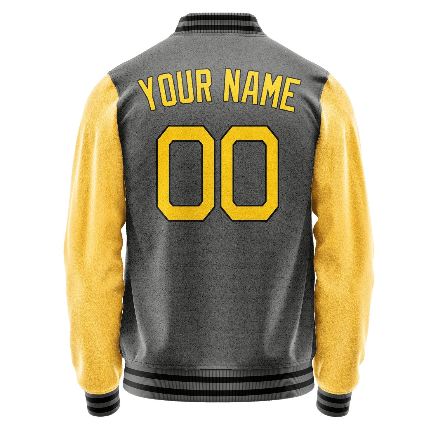 Custom Dark Grey Gold Jacket JA2020302017B21730