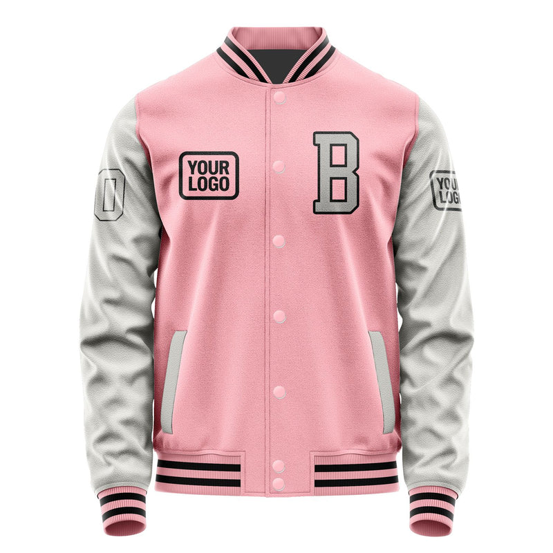 Custom Light Pink Gray Jacket JA212104211717040417