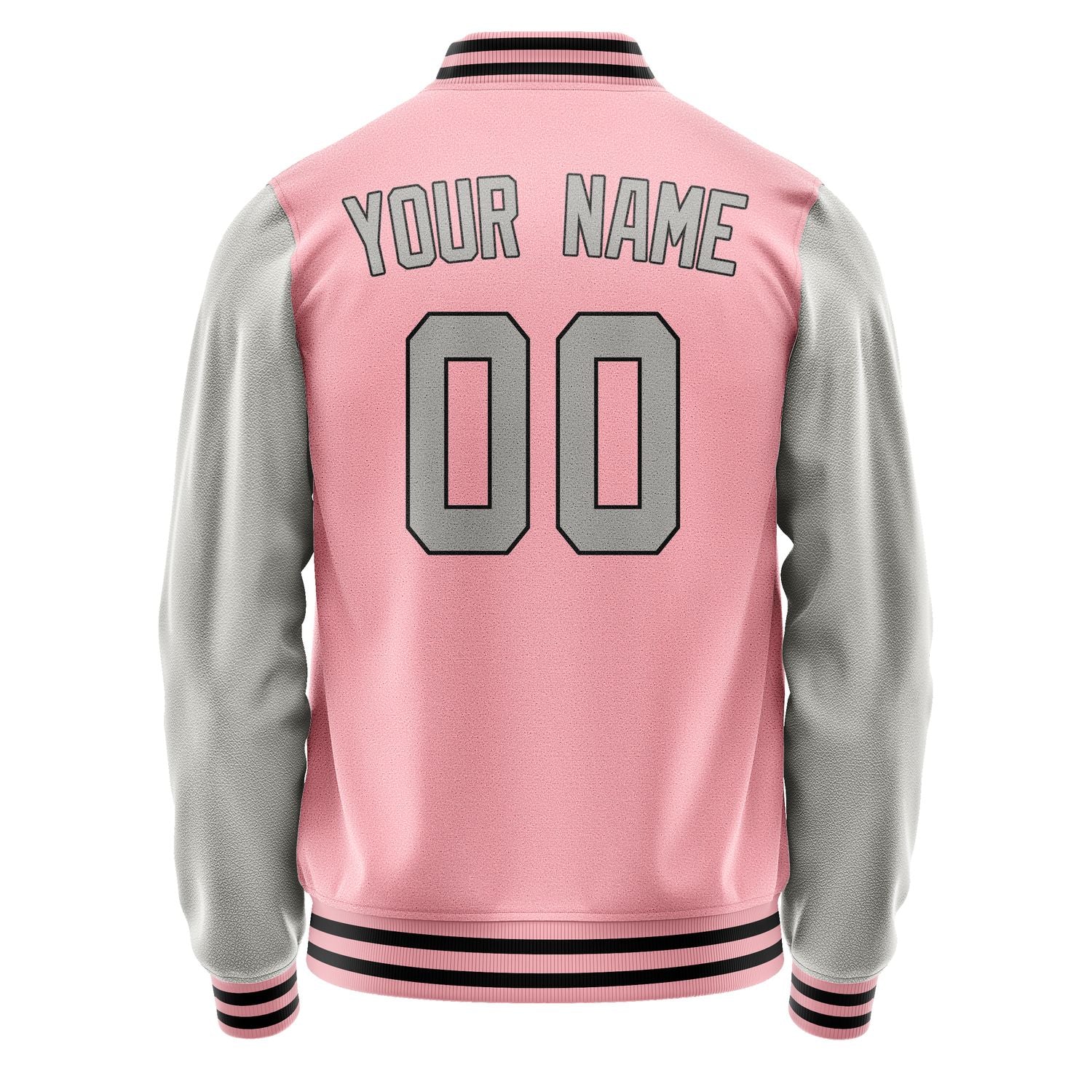 Custom Light Pink Gray Jacket JA2121042117B31704