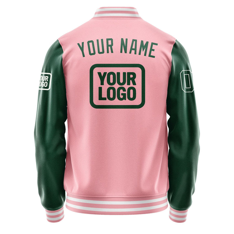 Custom Light Pink Green Jacket JA212105211818050518