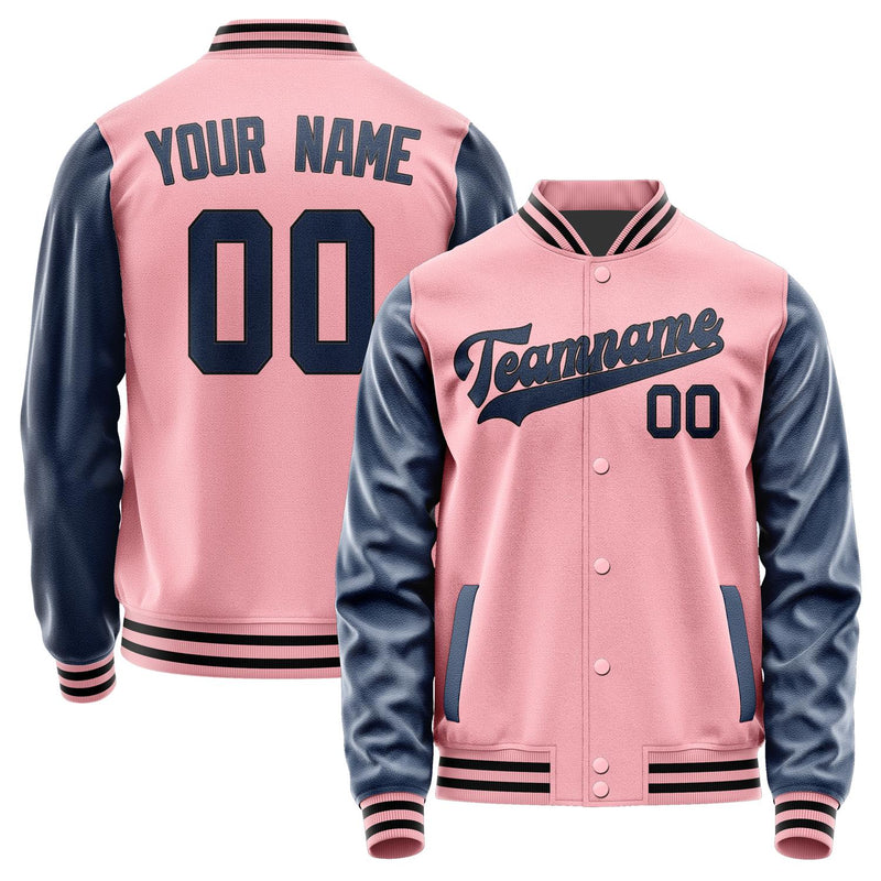 Custom Light Pink Blue Jacket JA2121102117B31710