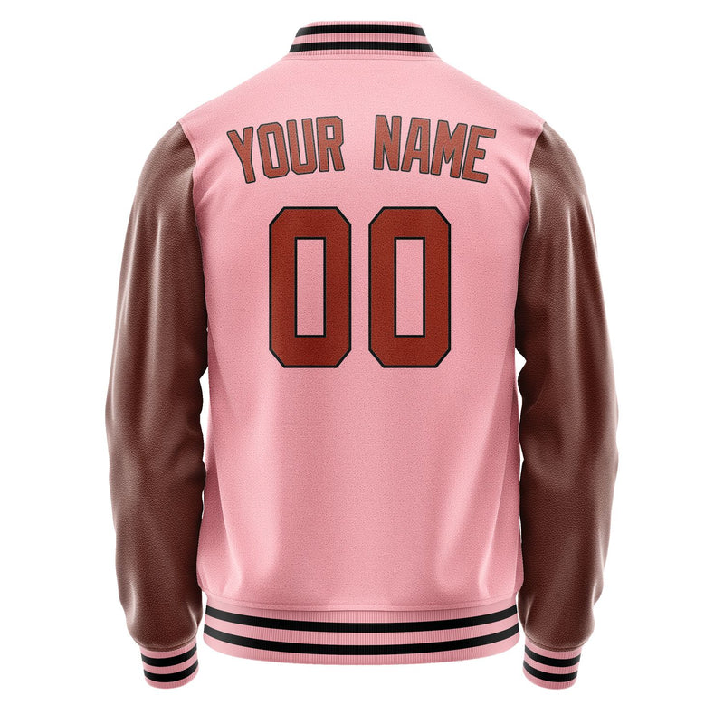 Custom Light Pink Coral Red Jacket JA2121162117B31716