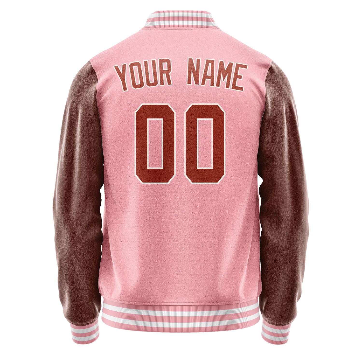 Custom Light Pink Coral Red Jacket JA2121162118B31816