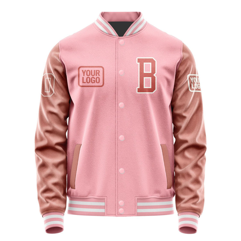 Custom Light Pink Copper Rose Jacket JA212129211818292918