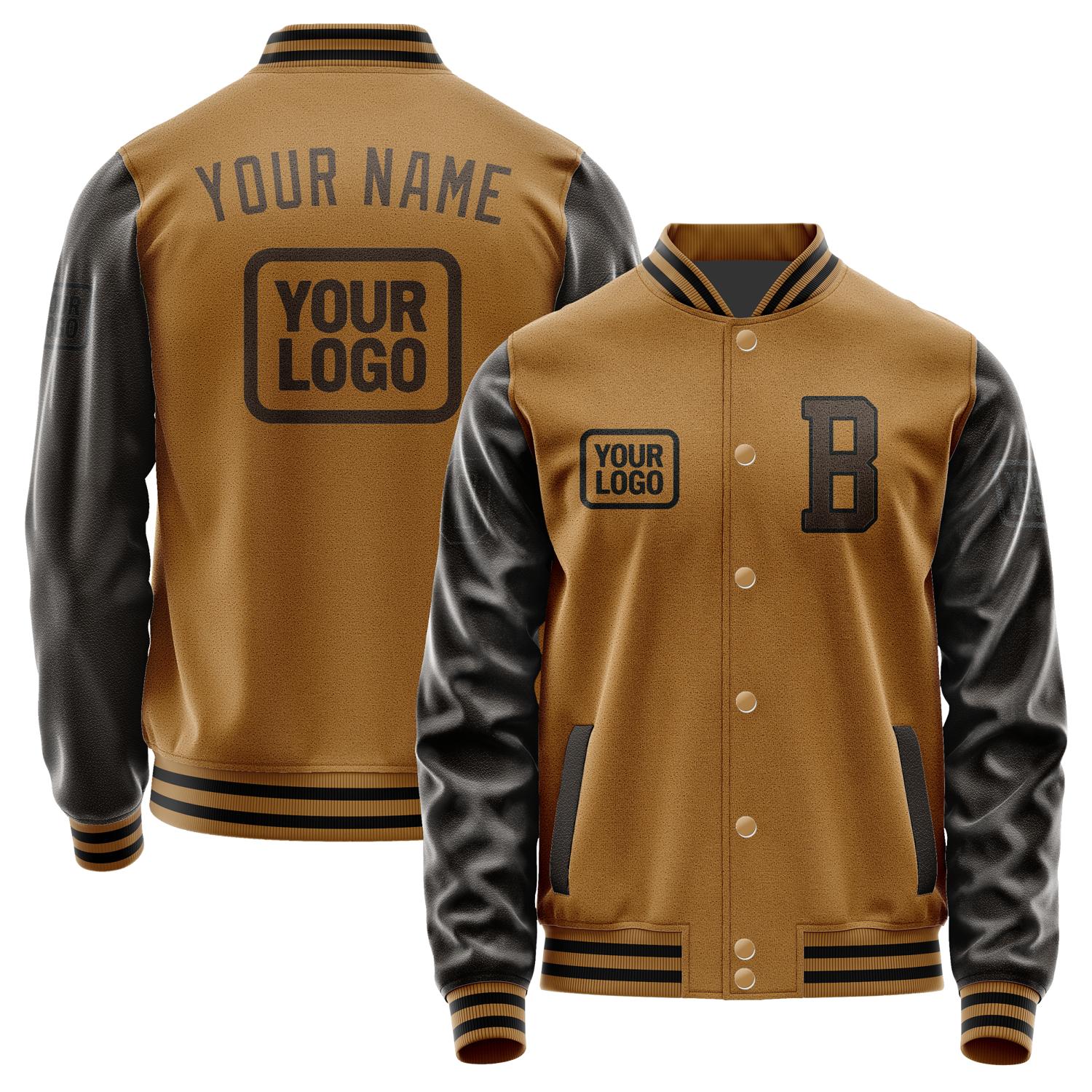 Custom Khaki Brown Jacket JA222201221717010117