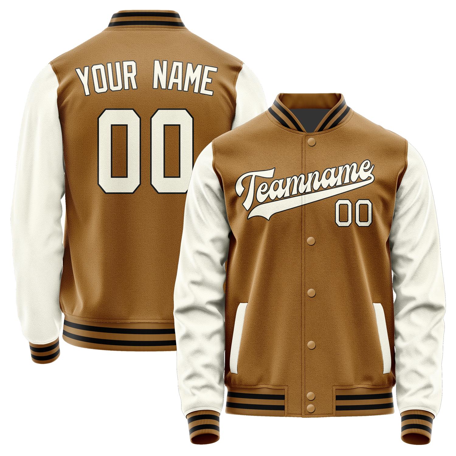Custom Khaki Cream Jacket JA2222032217B31703