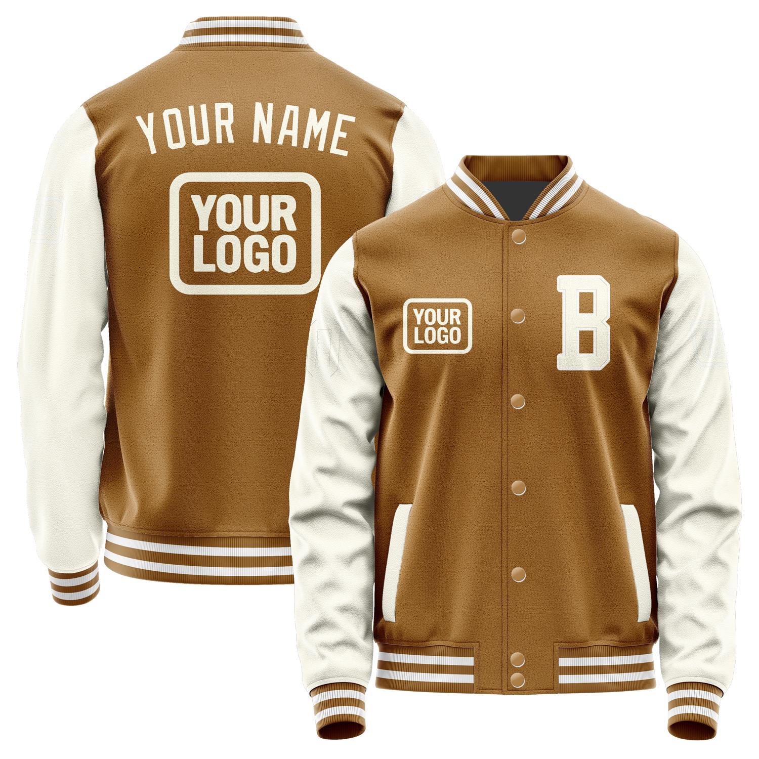 Custom Khaki Cream Jacket JA222203221818030318