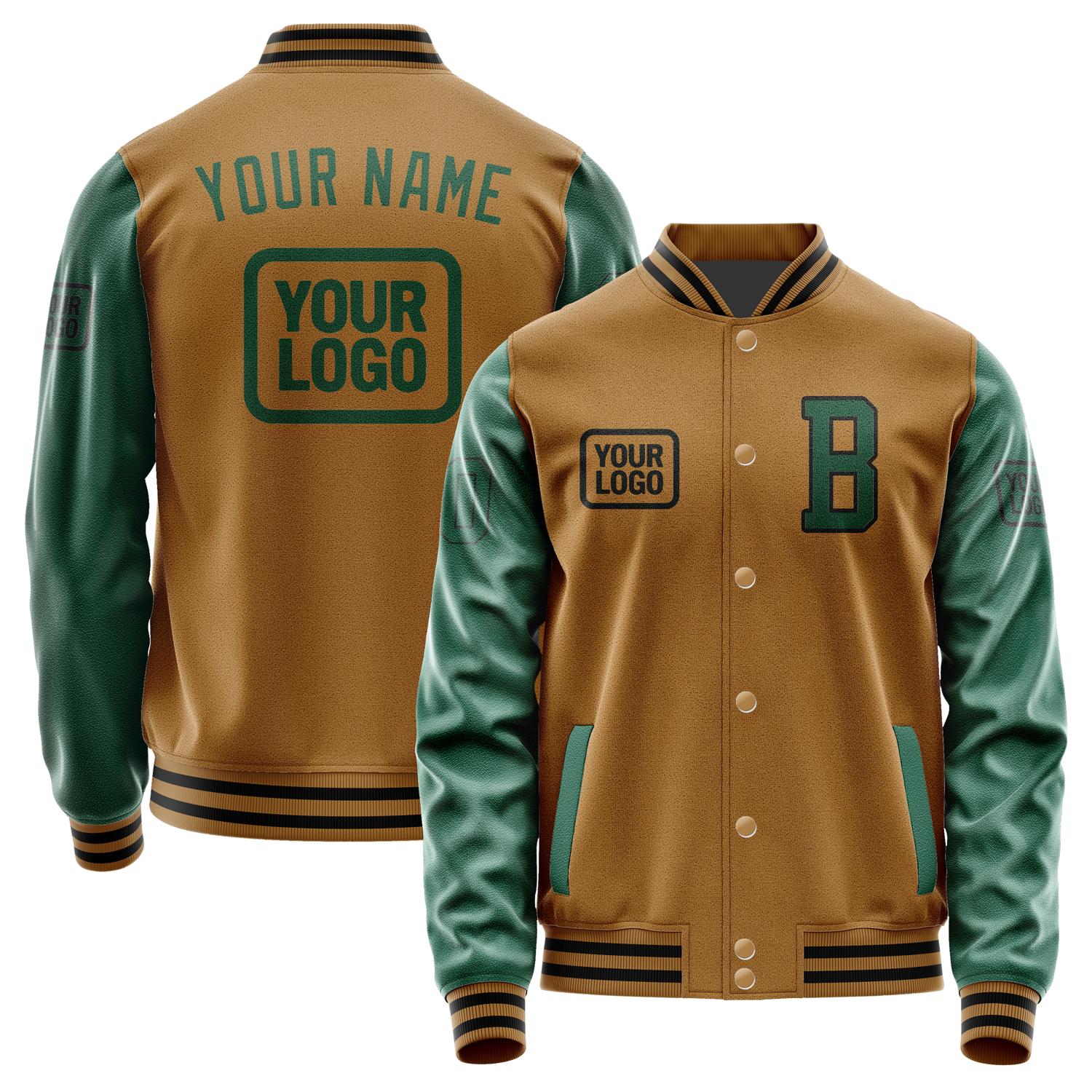 Custom Khaki Green Jacket JA222205221717050517