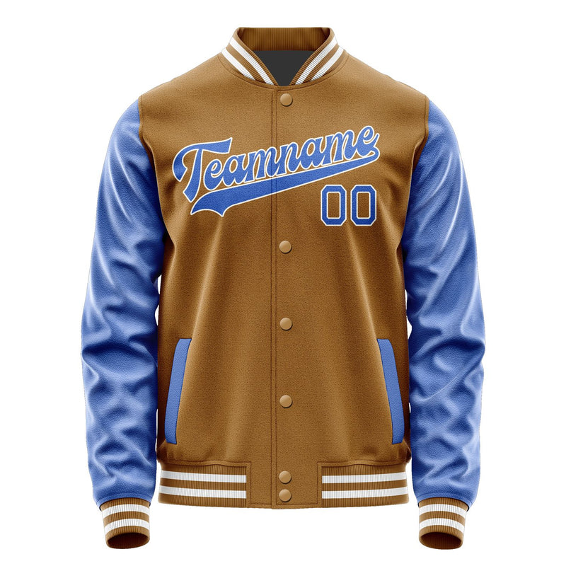 Custom Khaki Sky Blue Jacket JA2222092218B31809