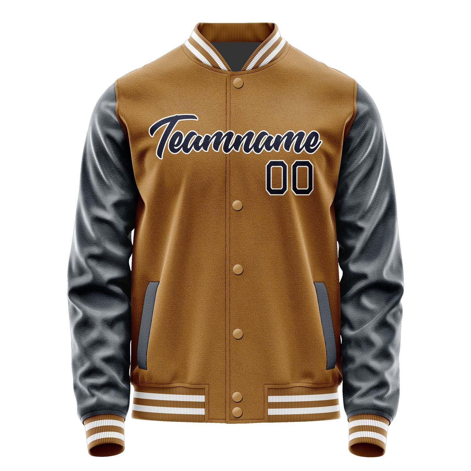 Custom Khaki Navy Jacket JA2222112218B21811