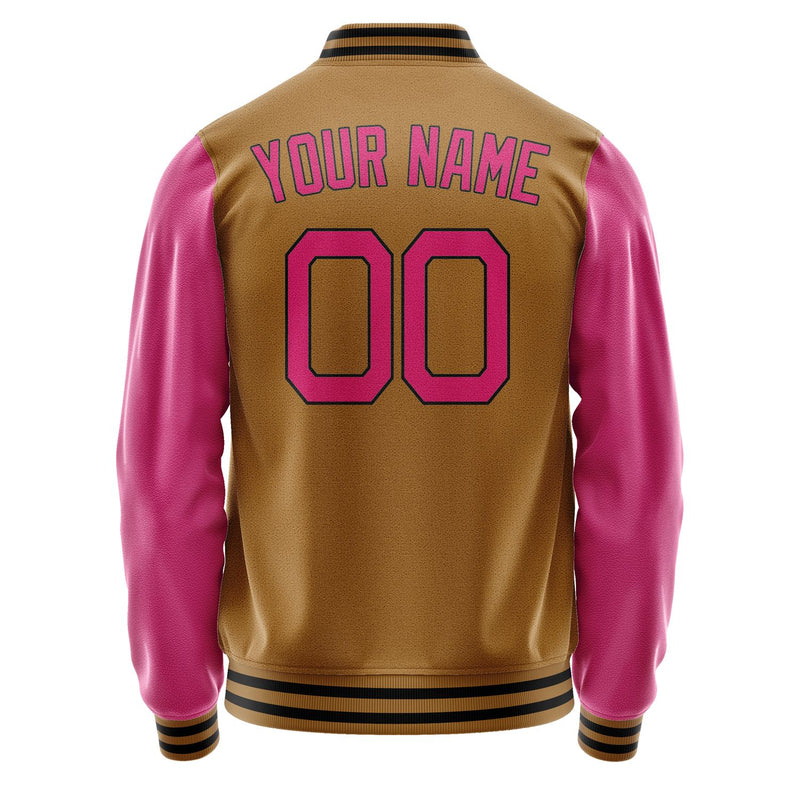 Custom Khaki Pink Jacket JA2222132217B21713