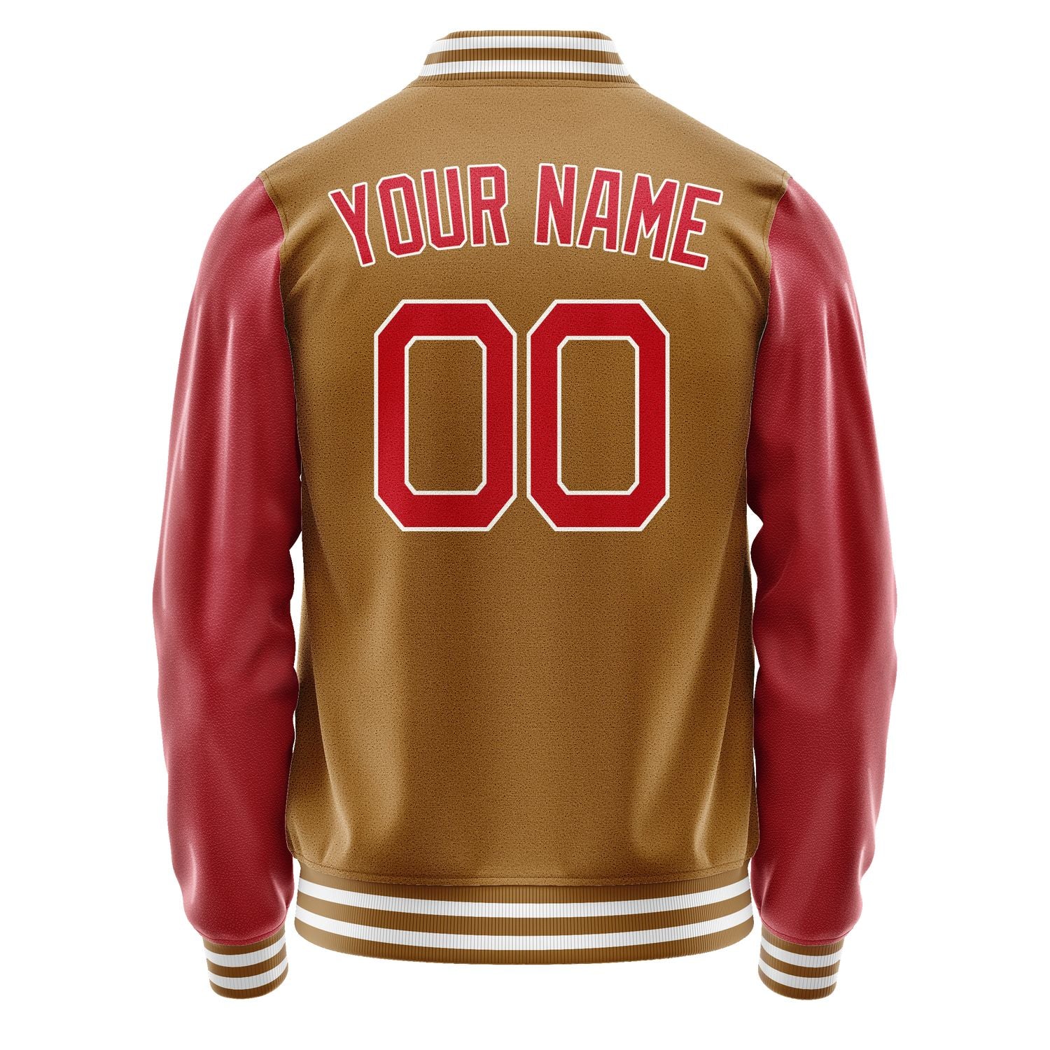 Custom Khaki Red Jacket JA2222142218B21814