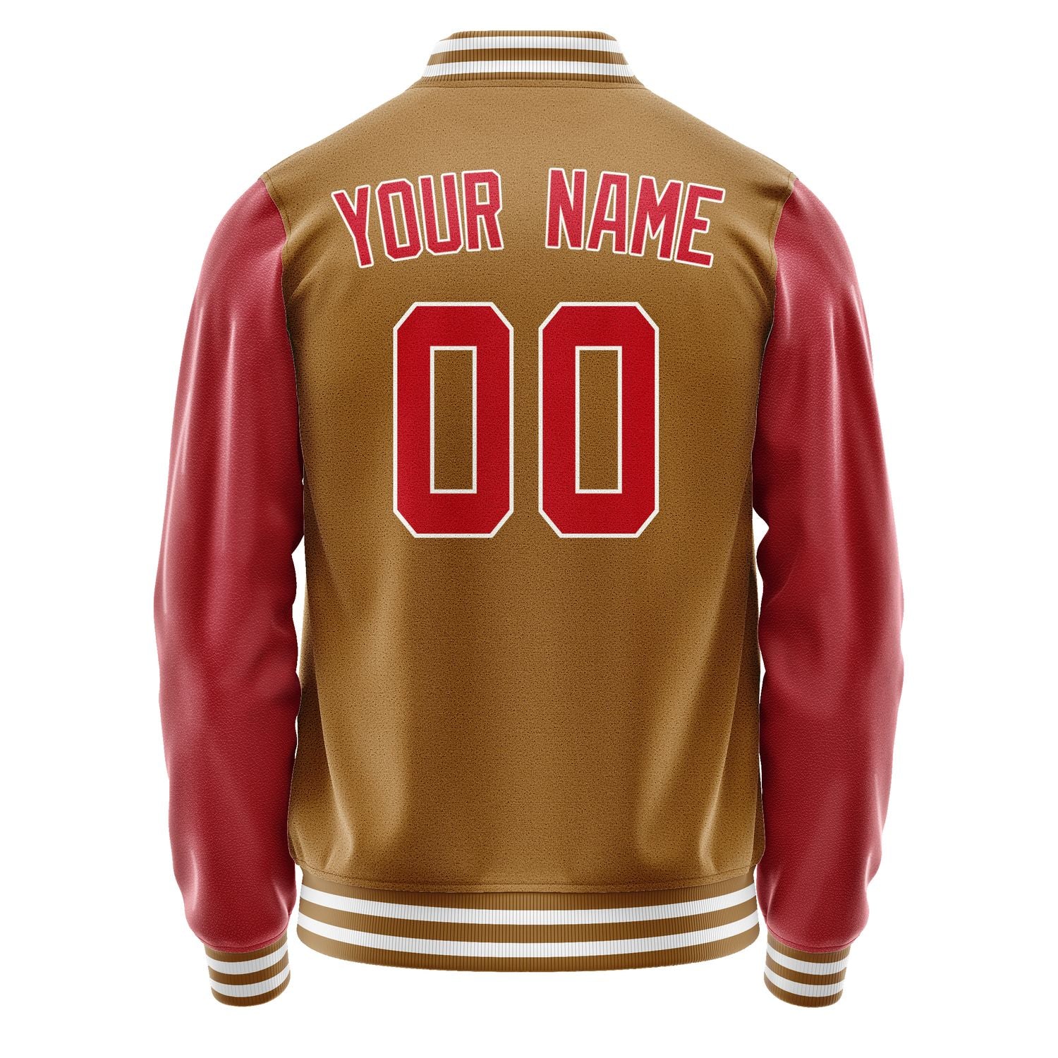 Custom Khaki Red Jacket JA2222142218B31814