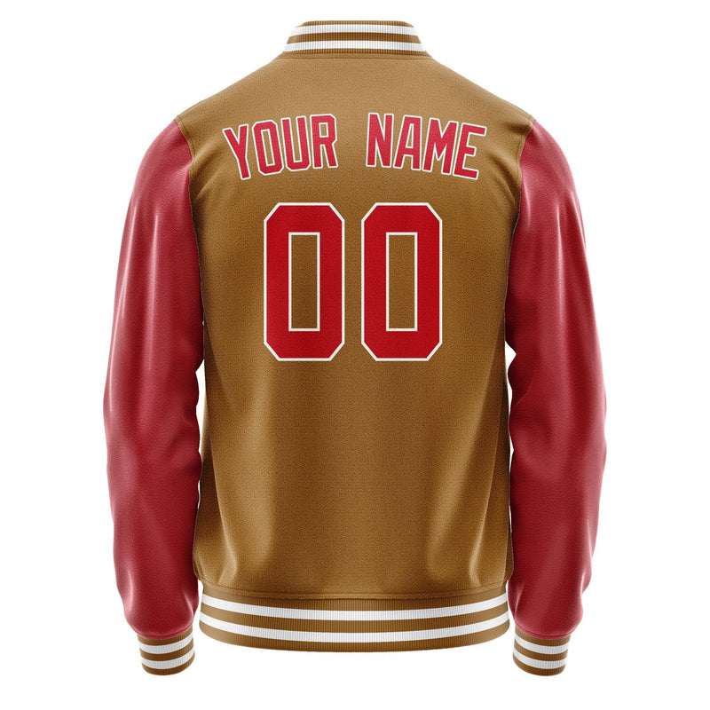Custom Khaki Red Jacket JA2222142218B31814