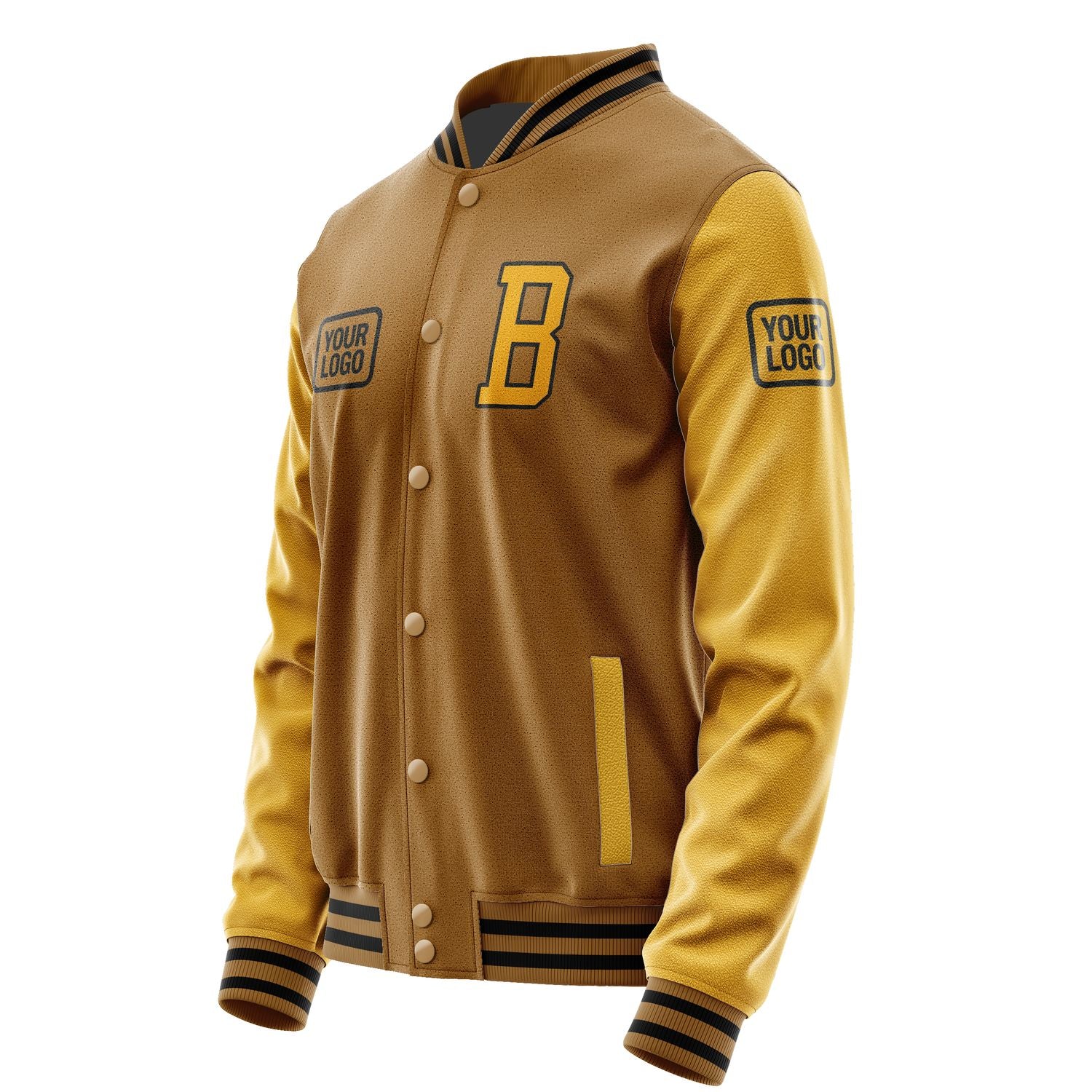 Custom Khaki Yellow Jacket JA222219221717191917