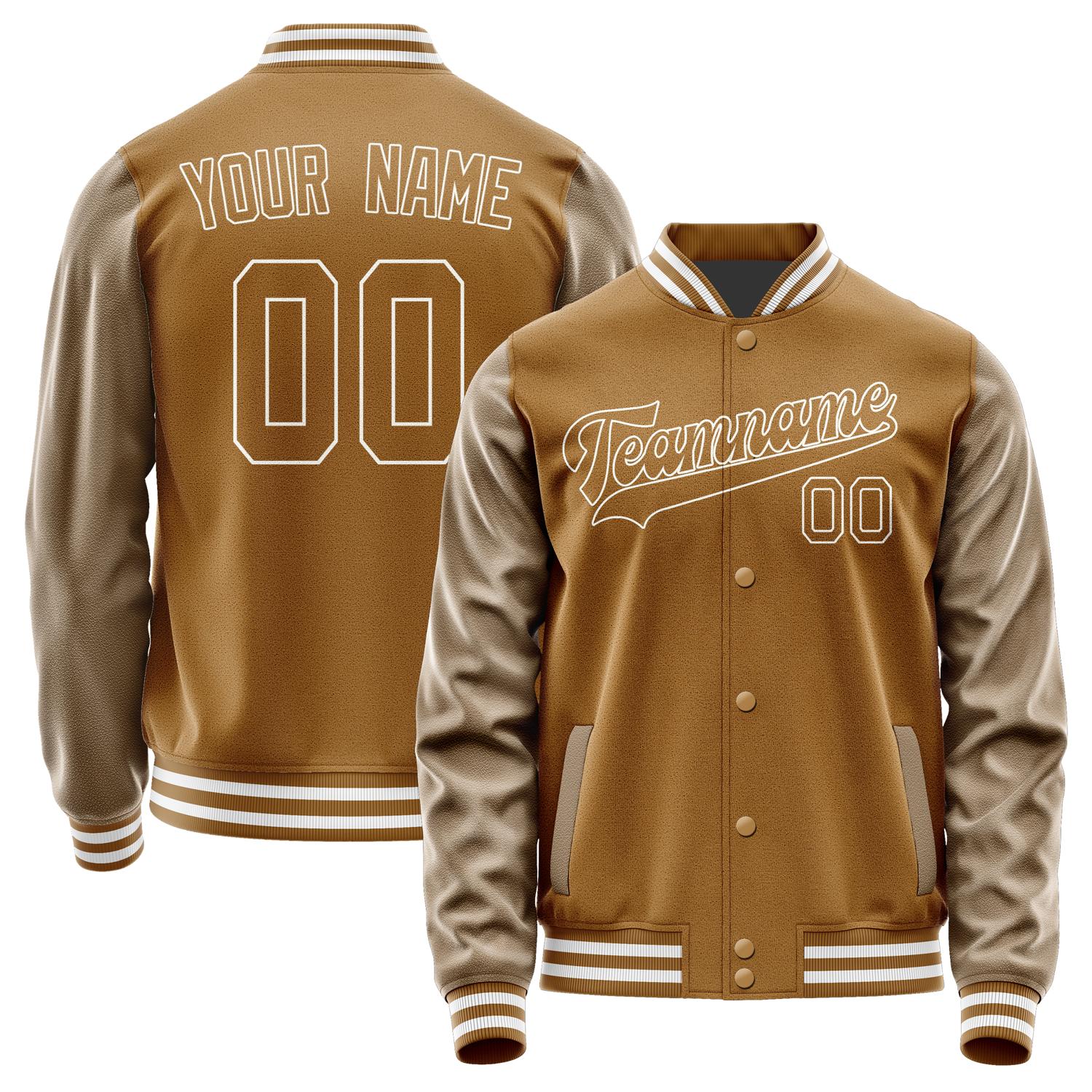 Custom Khaki Khaki Jacket JA2222222218B31822