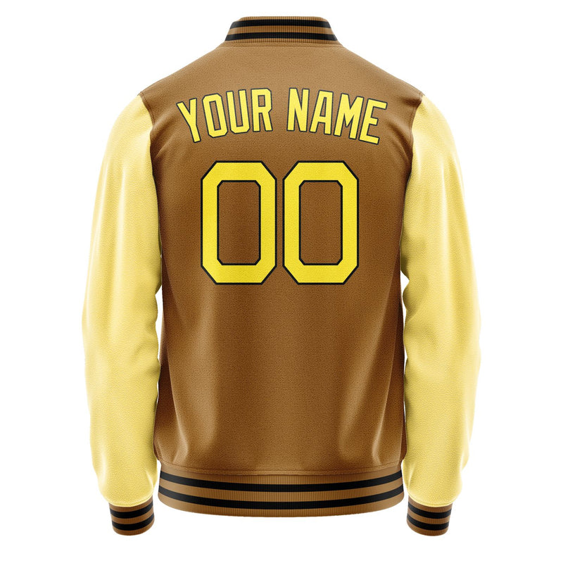 Custom Khaki Light Yellow Jacket JA2222262217B21726