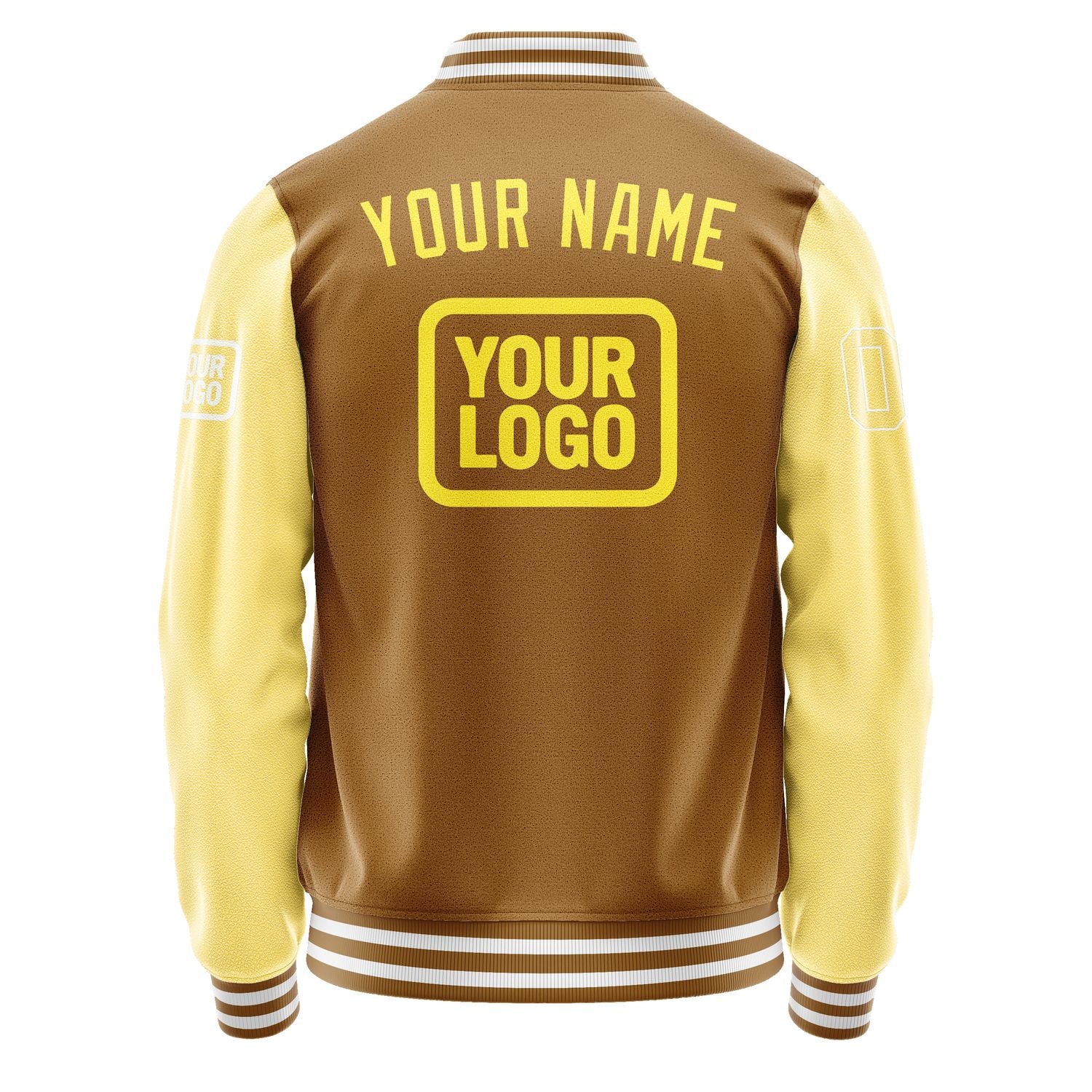 Custom Khaki Light Yellow Jacket JA222226221818262618