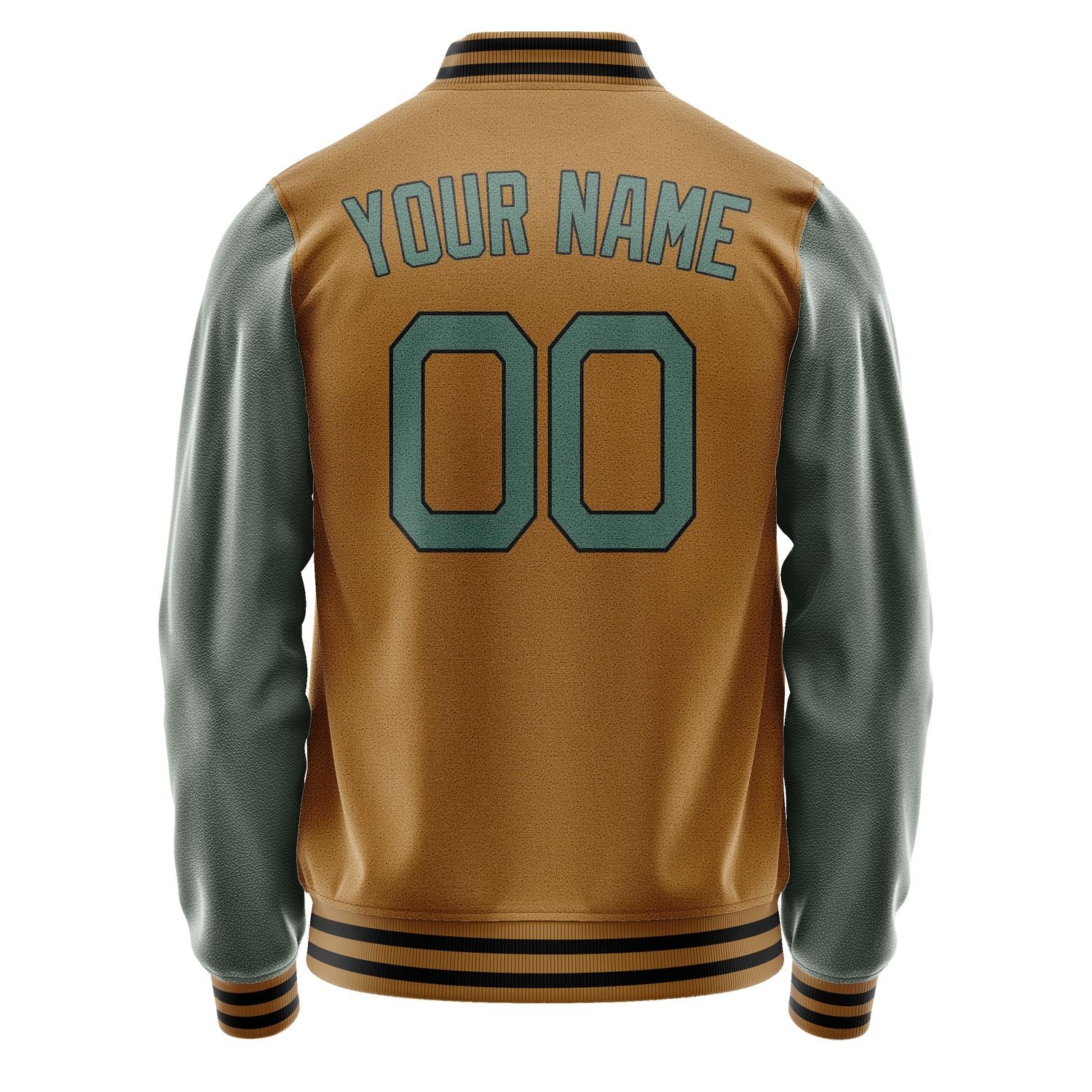 Custom Khaki Blue Green Jacket JA2222272217B21727