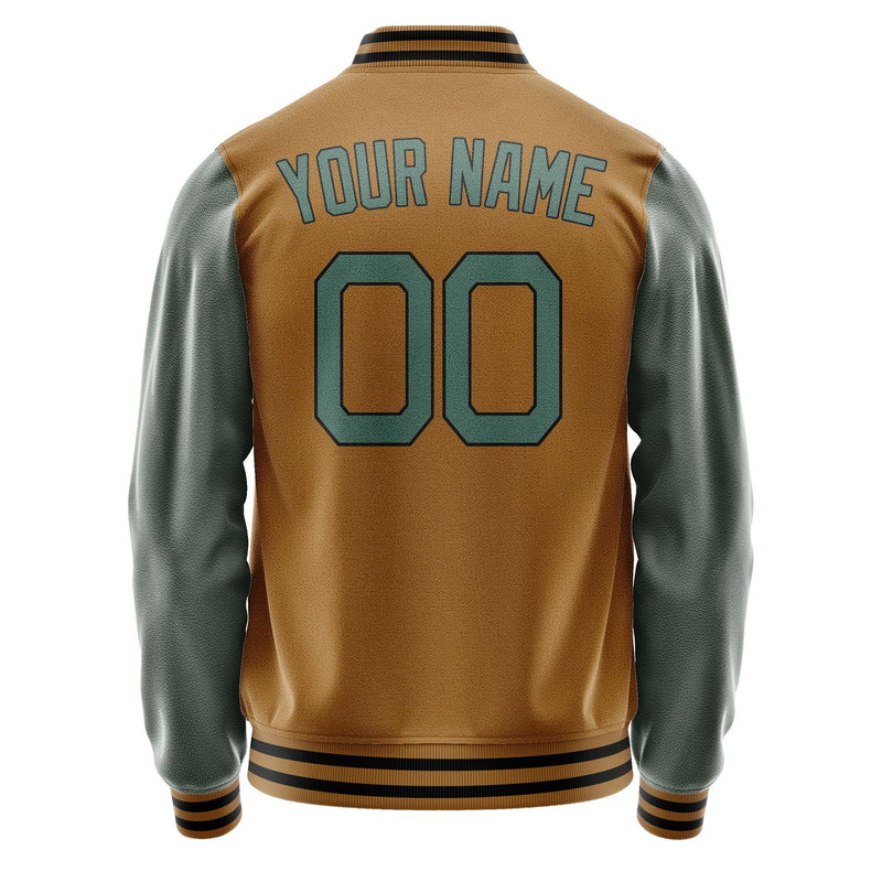 Custom Khaki Blue Green Jacket JA2222272217B21727