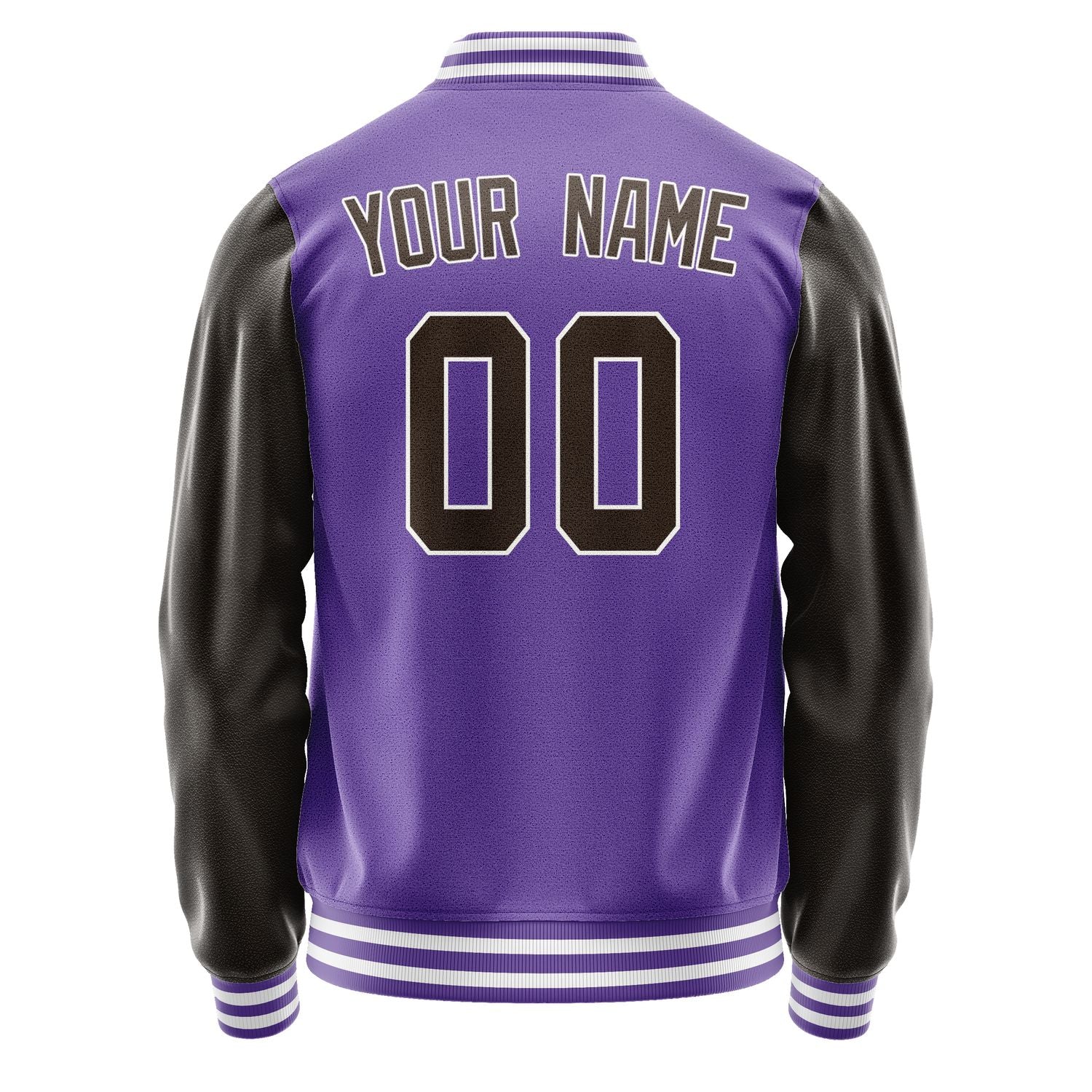 Custom Light Purple Brown Jacket JA2323012318B31801