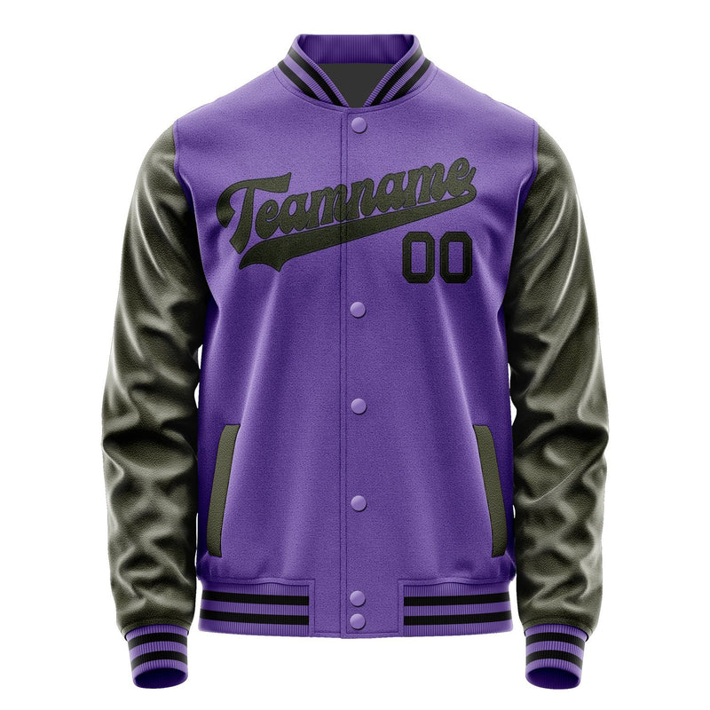 Custom Light Purple Olive Jacket JA2323022317B31702
