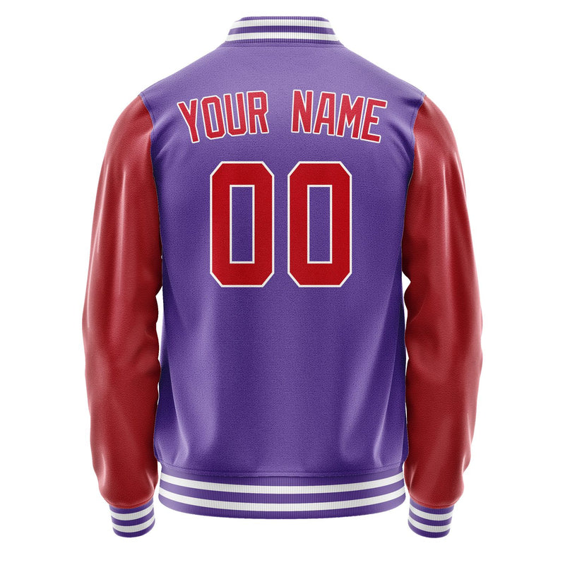 Custom Light Purple Red Jacket JA2323142318B31814
