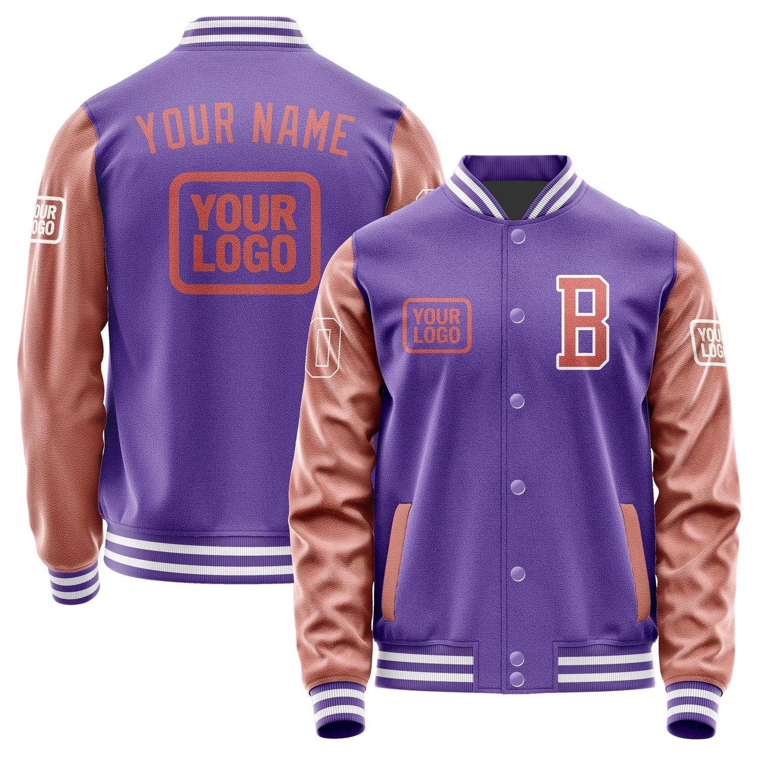 Custom Light Purple Copper Rose Jacket JA232329231818292918