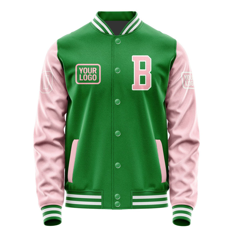 Custom Emerald Green Light Pink Jacket JA242421241818212118