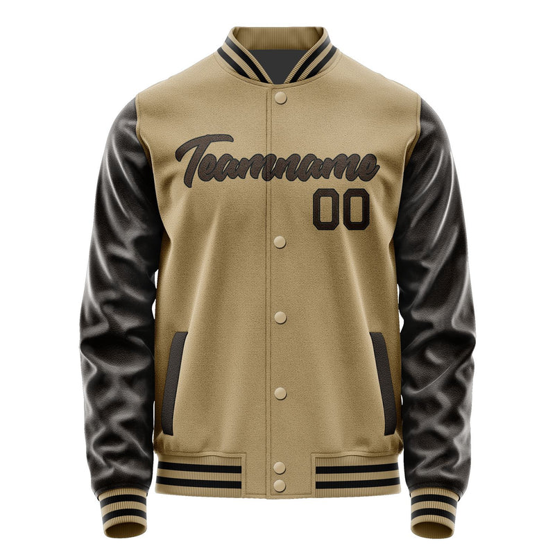 Custom Light Khaki Brown Jacket JA2525012517B21701
