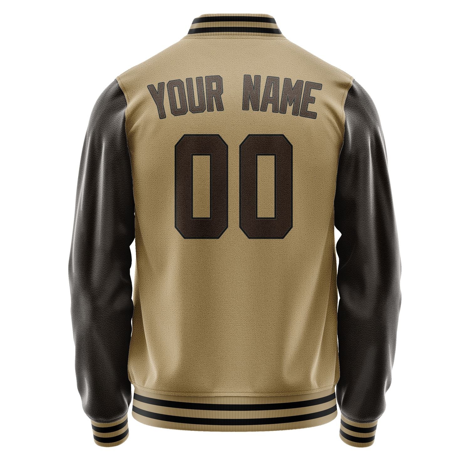 Custom Light Khaki Brown Jacket JA2525012517B31701
