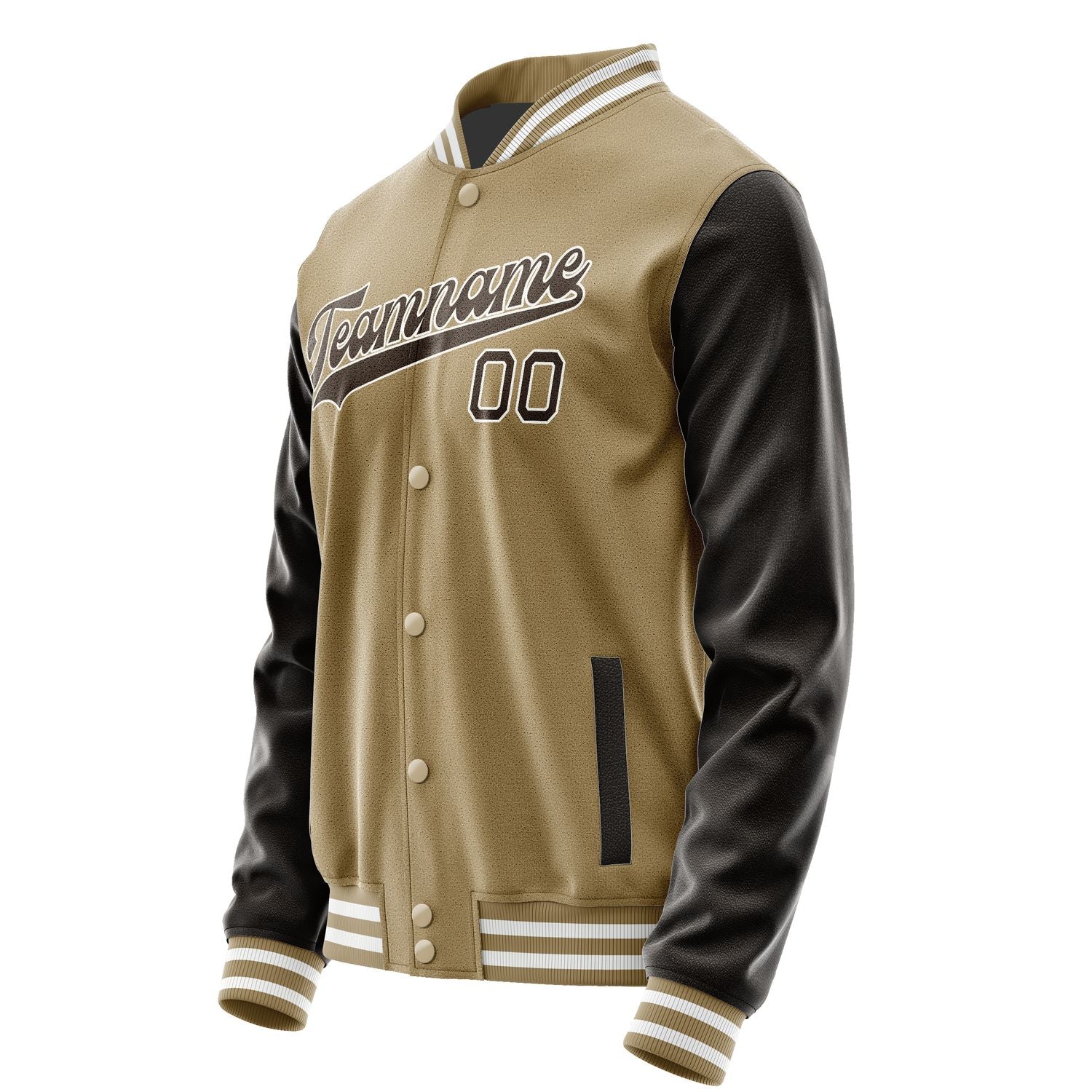 Custom Light Khaki Brown Jacket JA2525012518B31801