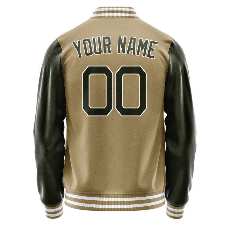 Custom Light Khaki Olive Jacket JA2525022518B21802