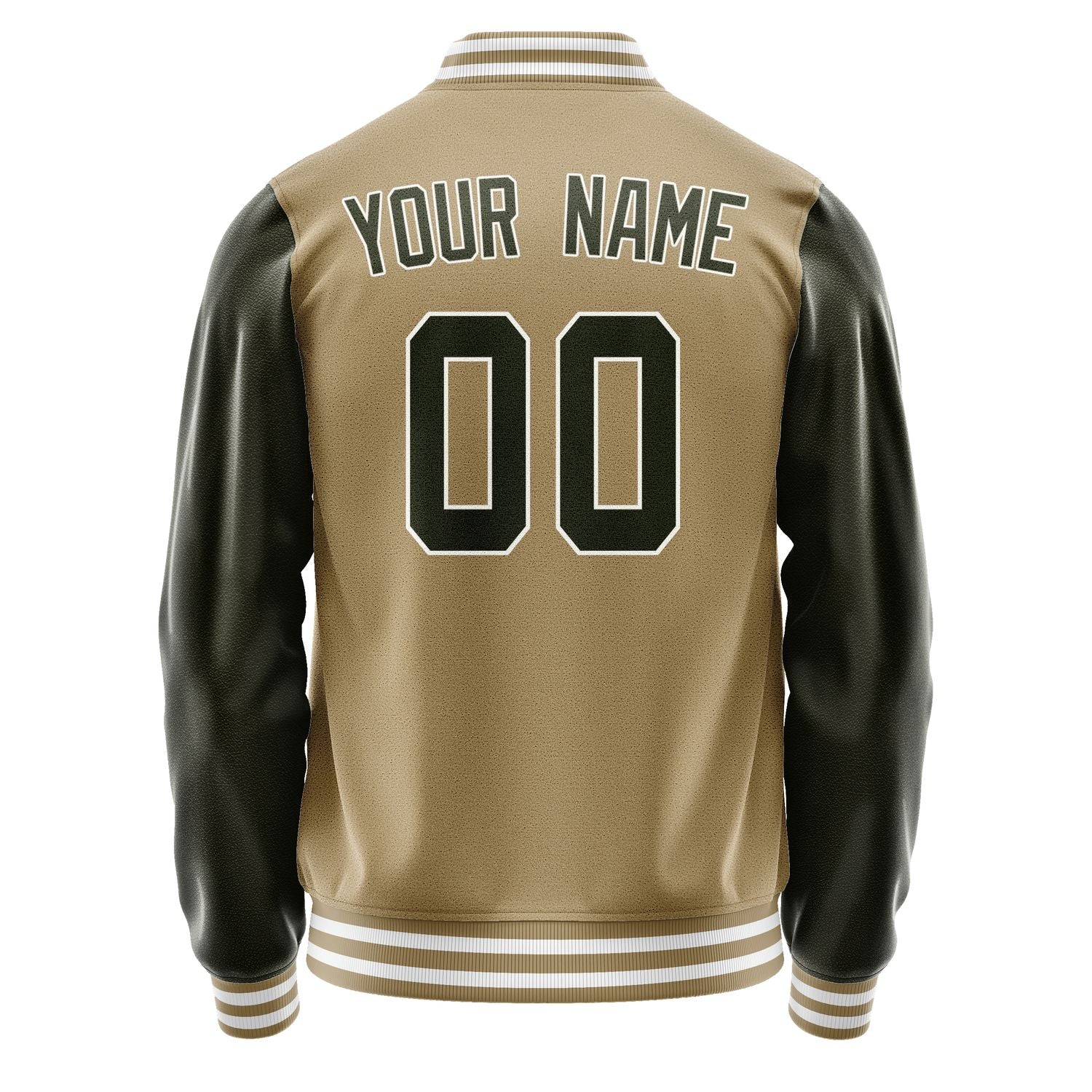 Custom Light Khaki Olive Jacket JA2525022518B31802