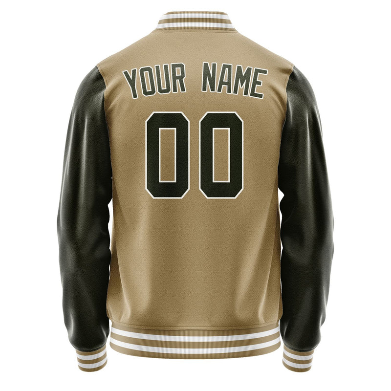Custom Light Khaki Olive Jacket JA2525022518B31802