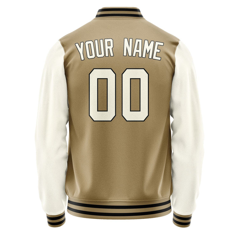 Custom Light Khaki Cream Jacket JA2525032517B31703