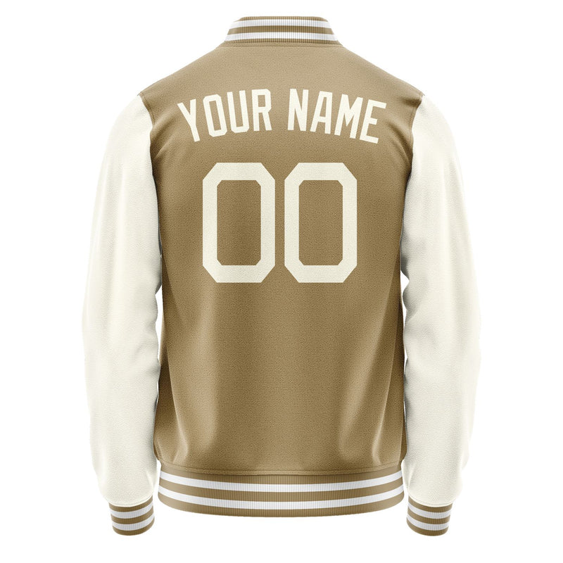 Custom Light Khaki Cream Jacket JA2525032518B21803