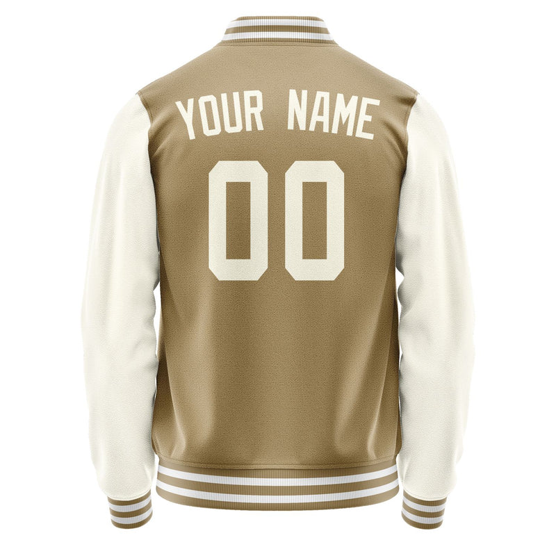 Custom Light Khaki Cream Jacket JA2525032518B31803