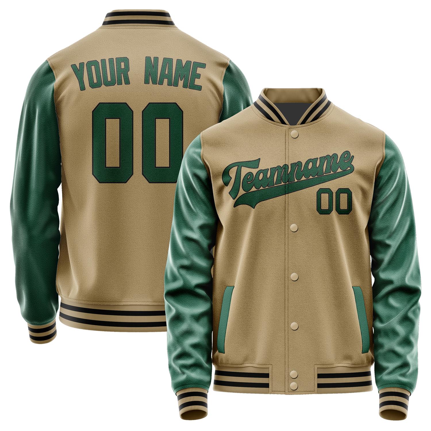 Custom Light Khaki Green Jacket JA2525052517B31705