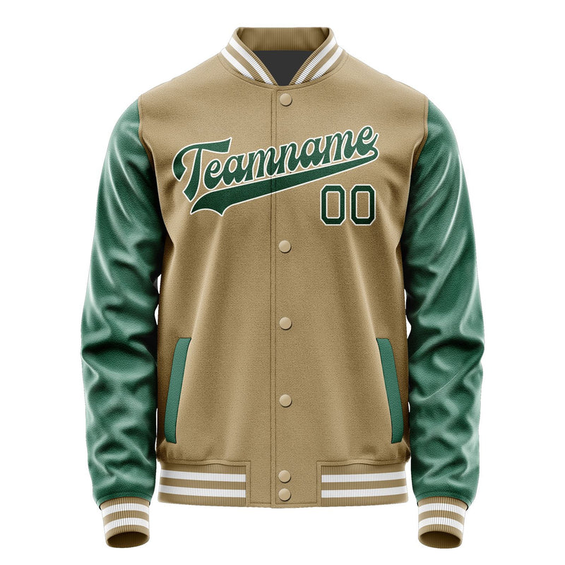 Custom Light Khaki Green Jacket JA2525052518B31805