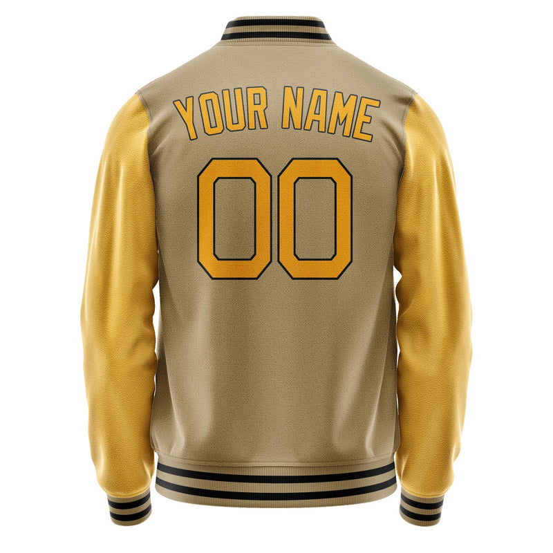 Custom Light Khaki Yellow Jacket JA2525192517B21719