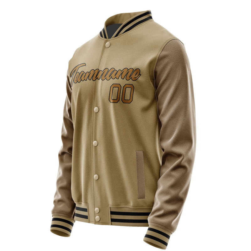 Custom Light Khaki Khaki Jacket JA2525222517B21722