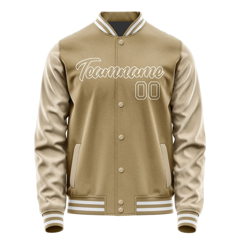 Custom Light Khaki Light Khaki Jacket JA2525252517B21725