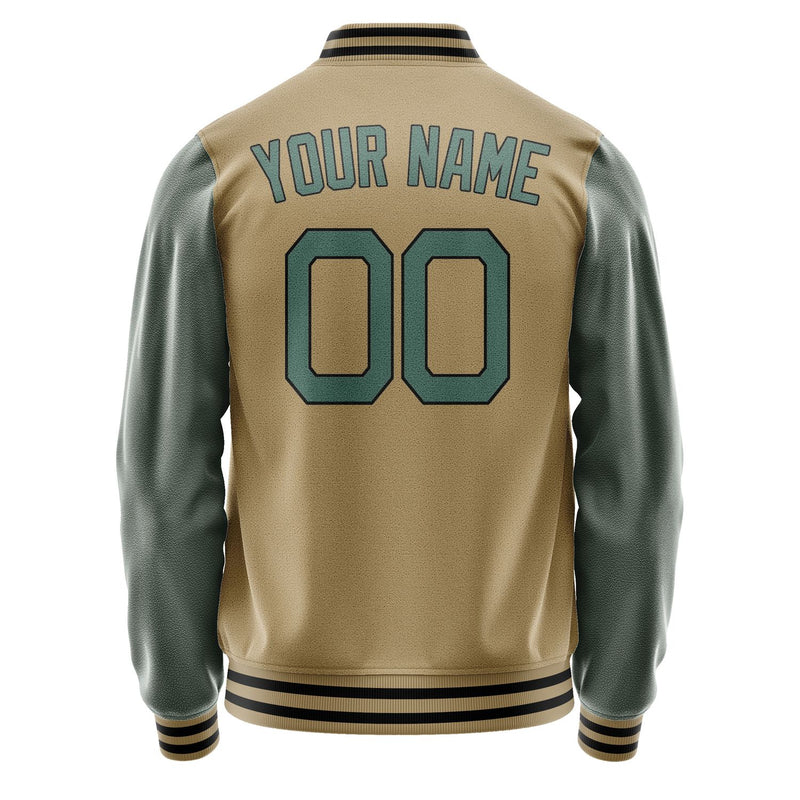 Custom Light Khaki Light Yellow Jacket JA2525262518B21826