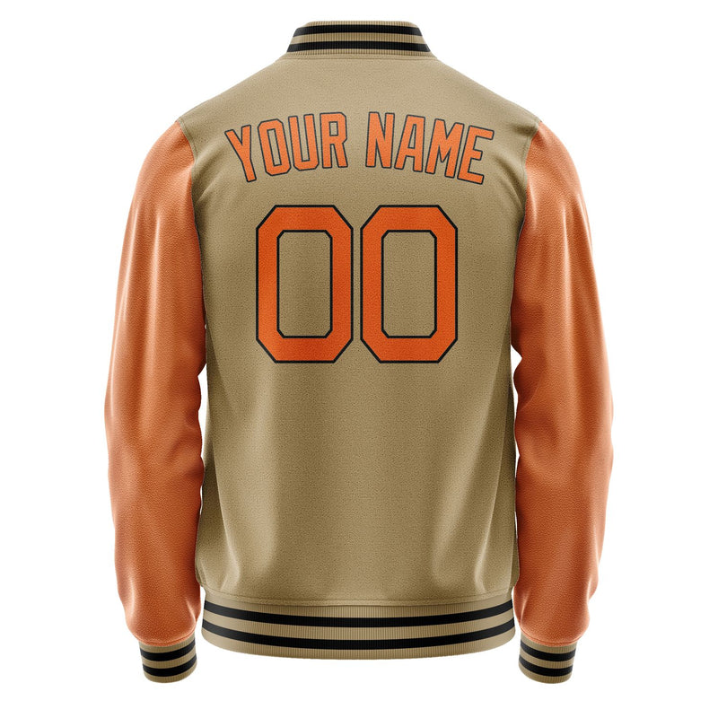 Custom Light Khaki Blue Green Jacket JA2525272518B21827